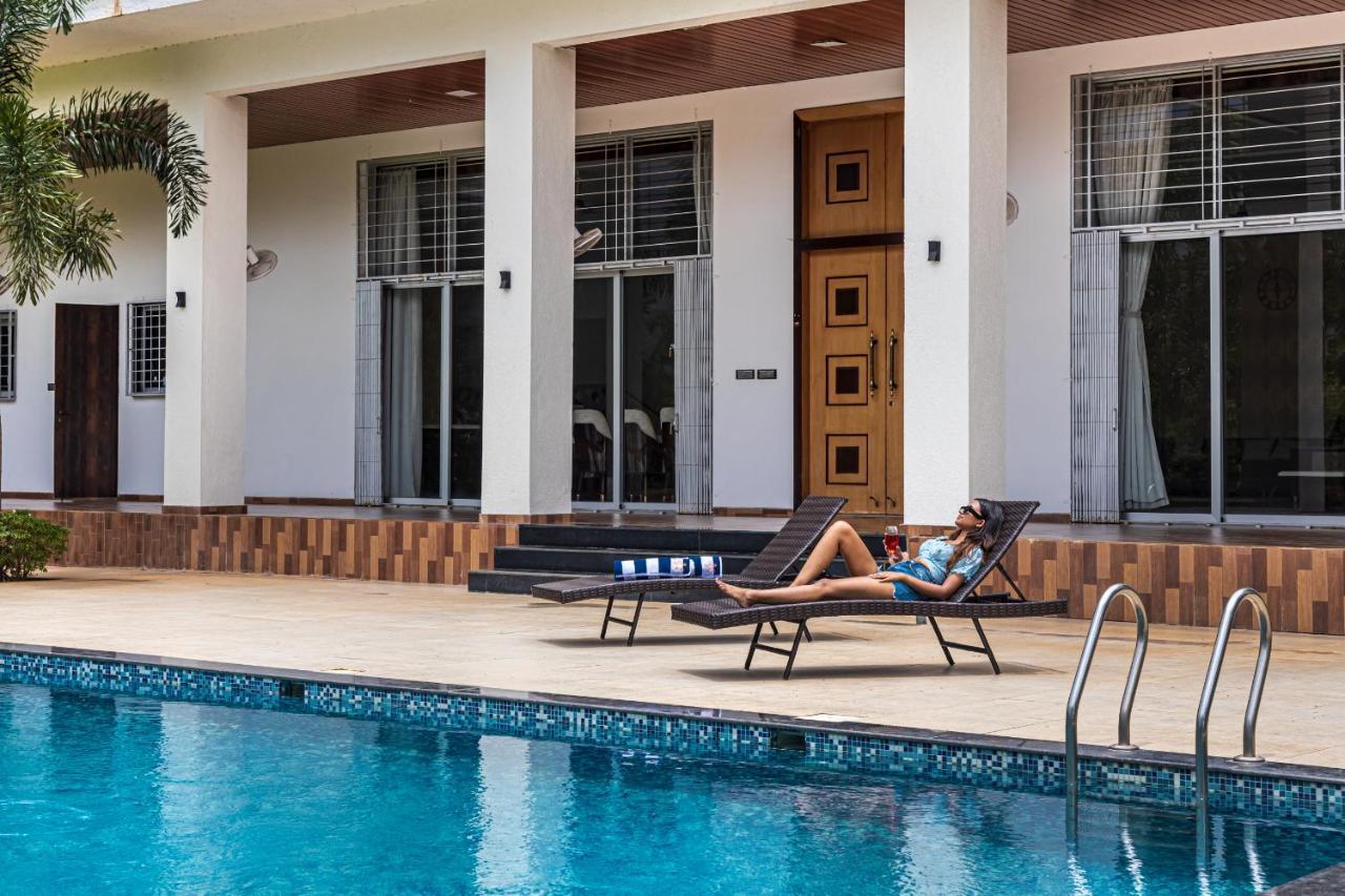 Saffronstays Odyssey, Karjat - 10 Acres Pet-Friendly Estate With Swimming Pool Chinchavli Ngoại thất bức ảnh