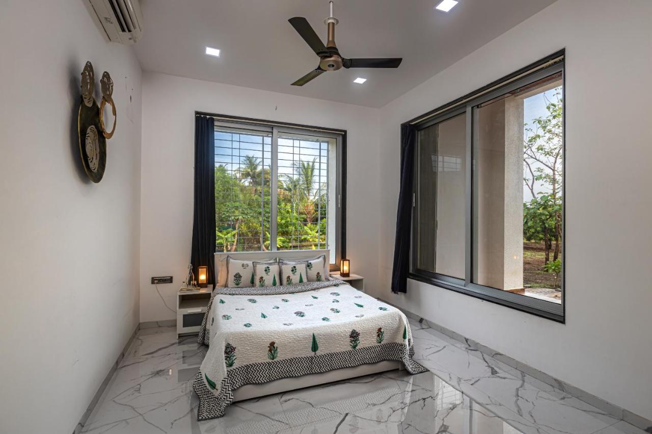 Saffronstays Odyssey, Karjat - 10 Acres Pet-Friendly Estate With Swimming Pool Chinchavli Ngoại thất bức ảnh